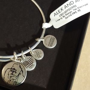 Alex and Ani Gorilla Bracelet for the ellen fund